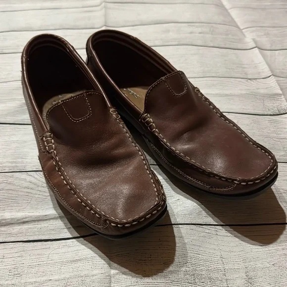 Dockers Brown Leather Slip-On Loafers size 10.5 846942_Tan?wid=400&hei=400&  main image 2